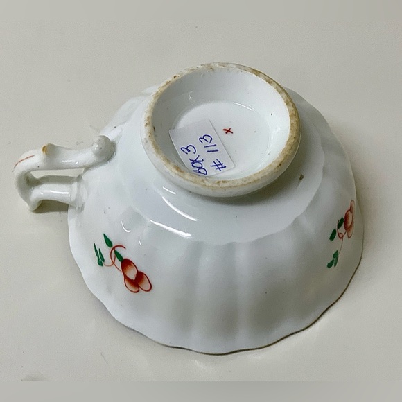19th Century Antique Gaudy Welsh Village Pattern Hand Painted Luster Teacup Rare - Picture 11 of 16